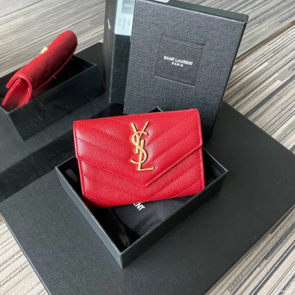 ENVELOPE MONOGRAM WALLET IN YSL SMALL 0523